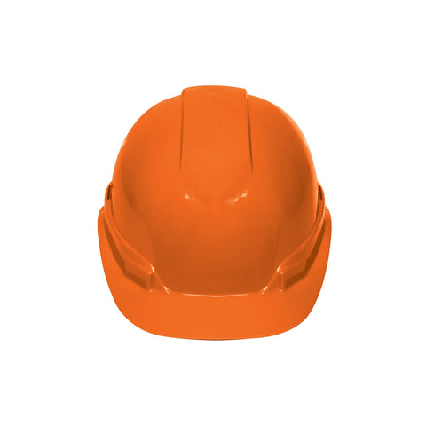Casco de seguridad ventilado, ajuste de matraca, naranja | CAS-NI | 101256