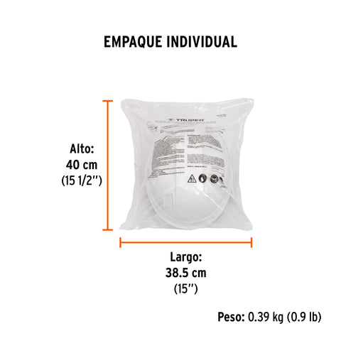 Casco de seguridad ventilado, ajuste de matraca, blanco | CAS-BI | 101258