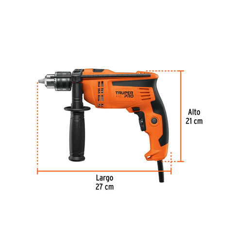 Rotomartillo 1/2', 600W, TRUPER PRO | ROTO-1/2A10 | 101273