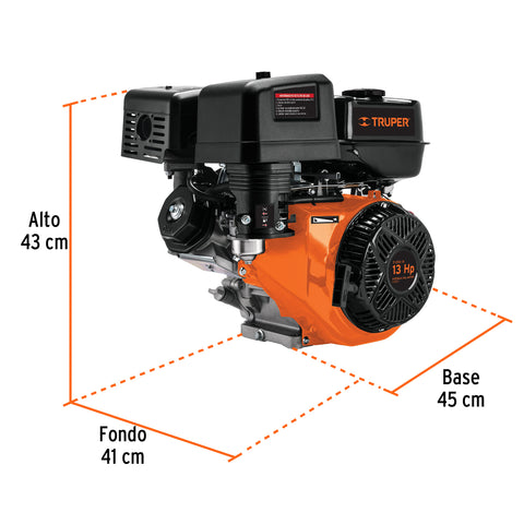 Motor a gasolina 13 HP, Truper | MOG-130 | 101329