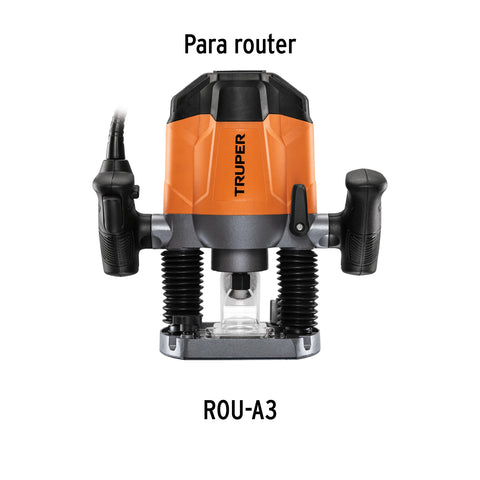 Bolsa con 2 carbones de repuesto para ROU-A3, TRUPER | CB-ROU-A3 | 101380