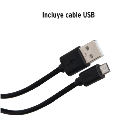 Linterna LED recargable, de aluminio, 340 lm, TRUPER | LIRA-130 | 101381