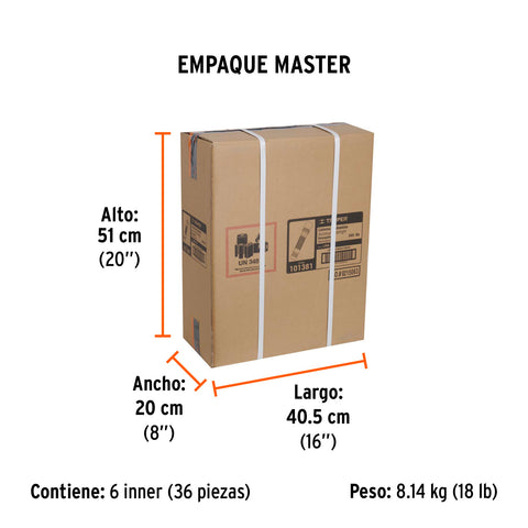 Linterna LED recargable, de aluminio, 340 lm, TRUPER | LIRA-130 | 101381