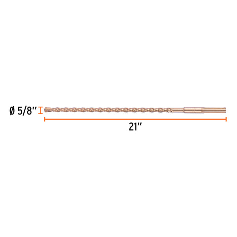 Broca SDS Ma x de 5/8 x 21', Truper | BSM-5/8X21 | 101433