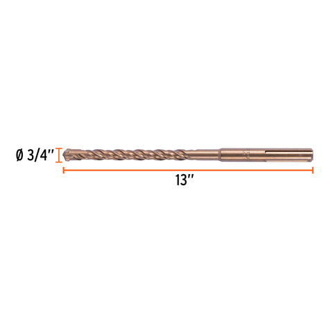 Broca SDS Ma x de 3/4 x 13', Truper | BSM-3/4X13 | 101435