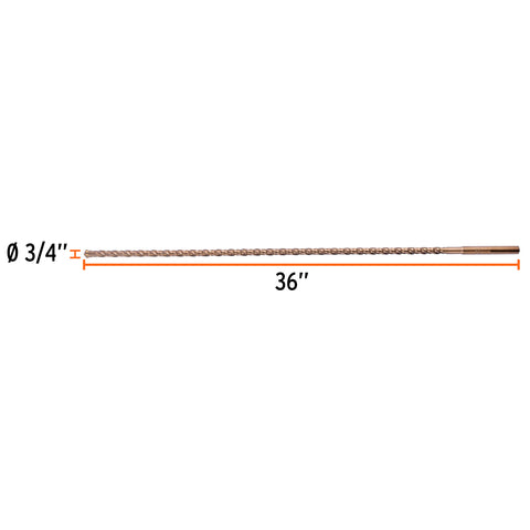 Broca SDS Ma x de 3/4 x 36', Truper | BSM-3/4X36 | 101437