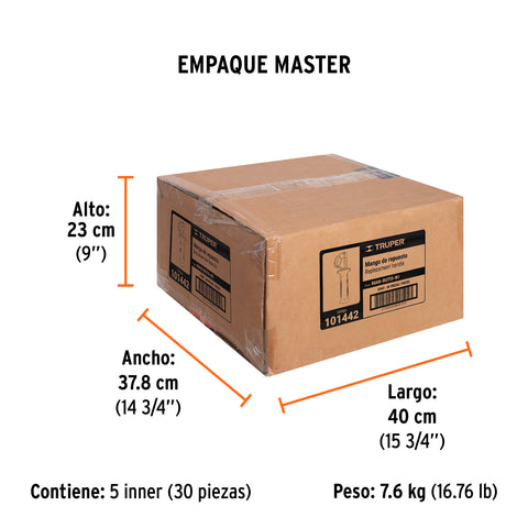 Mango de repuesto para ROTO-1/2NX2,1/2NX2-2,1/2N7 y 1/2N6 | MAN-ROTO-N1 | 101442