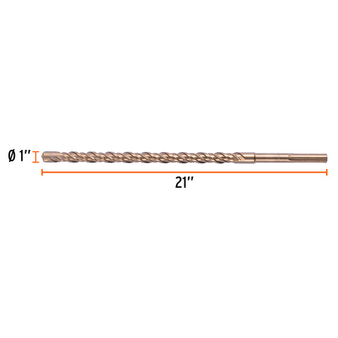 Broca SDS Ma x de 1 x 21', Truper | BSM-1X21 | 101461