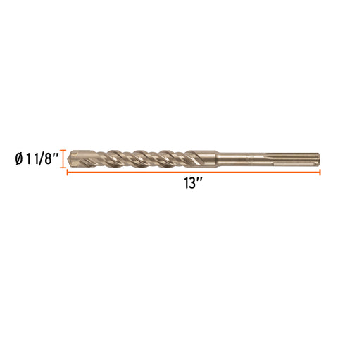 Broca SDS Ma x de 1-1/8 x 13', Truper | BSM-1-1/8X13 | 101463