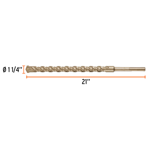 Broca SDS Ma x de 1-1/4 x 21', Truper | BSM-1-1/4X21 | 101466