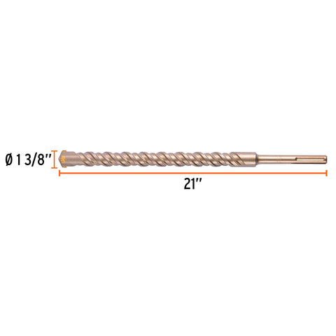 Broca SDS Ma x de 1-3/8 x 21', Truper | BSM-1-3/8X21 | 101468