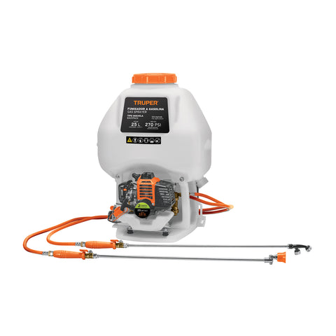 Fumigador de 25 L con motor a gasolina de 2 tiempos, Truper | FUG-252 | 101568