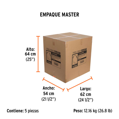 Espejo convexo de 60 cm, Truper | ESCO-60 | 101609
