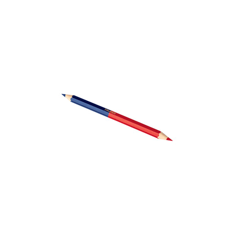 Blíster con 2 lápices 18 cm bicolor gruesos para carpintero | LAP-18B | 101685