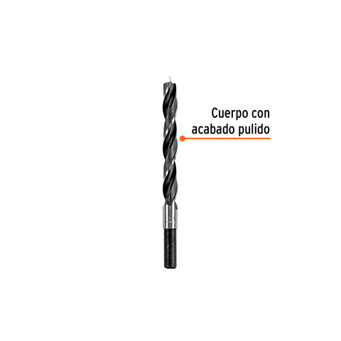 Broca con punta centradora para madera 7/16', TRUPER | BM-7/16 | 101695