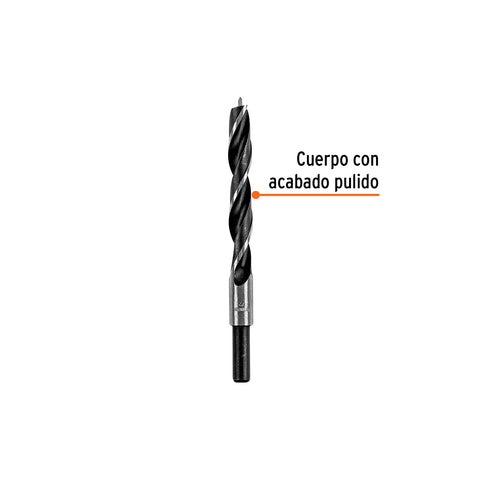 Broca con punta centradora para madera 1/2', TRUPER | BM-1/2 | 101696