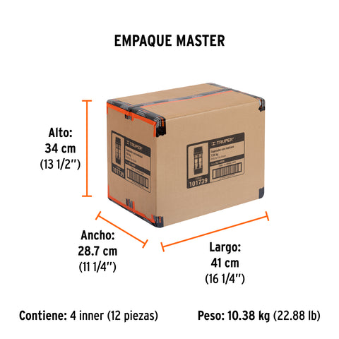 Juego de 2 sujetadores con matraca, carga máxima 408 kg | SU-400R | 101739