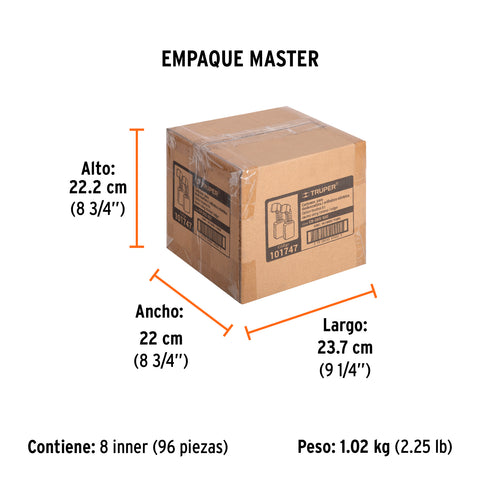 Bolsa con 2 carbones de repuesto para DES-550, TRUPER | CB-DES-550 | 101747