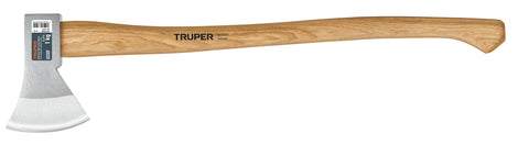 Hacha europea 1000 g, mango hickory 28', Truper | HE-1000 | 101768