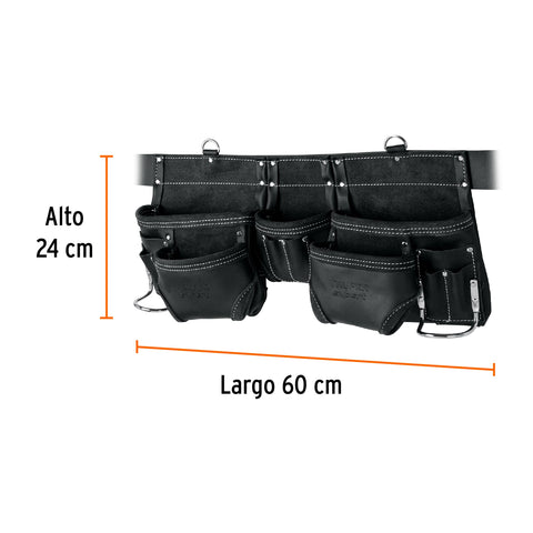 Porta herramientas de carnaza, 15 compartimentos, Expert | POHE-11CX | 101786