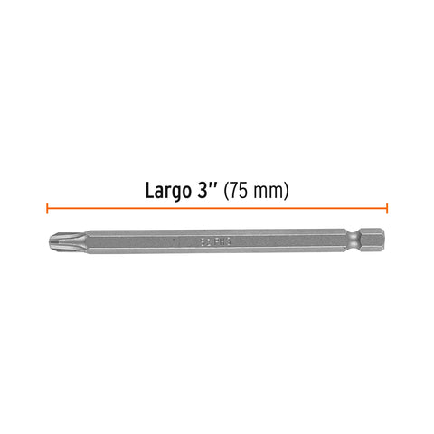 Estuche con 5 puntas de cruz PH3 largo 4', Truper Expert | PUDE-1403 | 101813