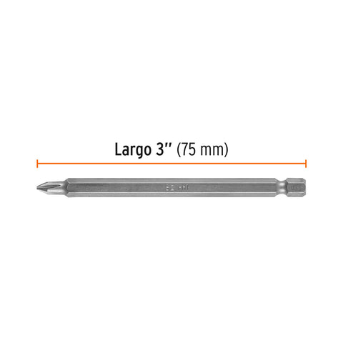 Estuche con 5 puntas de cruz PH1 largo 4', Truper Expert | PUDE-1401 | 101824
