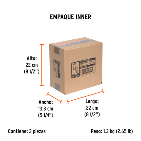 Pistola para pintar LVMP vaso plástico, 1.7 mm, TRUPER | PIPI-402 | 101856
