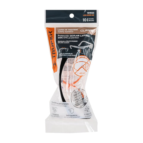 Lentes de seguridad ajustables claros c/antiempaño, Classic | LEN-2000-AE | 101933