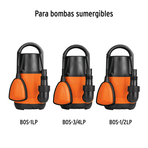 Kit de conector y empaque p/bombas sumerg. plásticas, TRUPER | CONE-BOSP | 101948