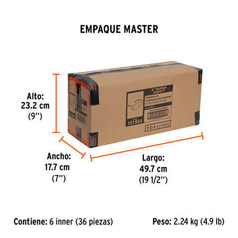 Sobrelente de seguridad claros con antiempaño, Truper Expert | LESO-X | 101954