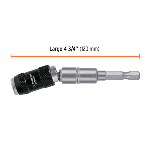 Extensión magnética articulada 4 3/4', para puntas, EXPERT | PUDE-90120 | 101965