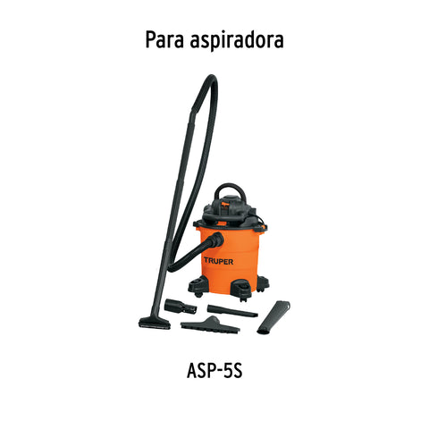 Bolsa con 2 carbones de repuesto para ASP-5S, TRUPER | CB-ASP-5S | 102177