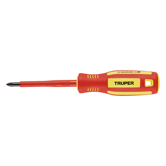 Desarmador dieléctrico de cruz 3/16' x 3', Truper | DP-3/16X3D | 102240