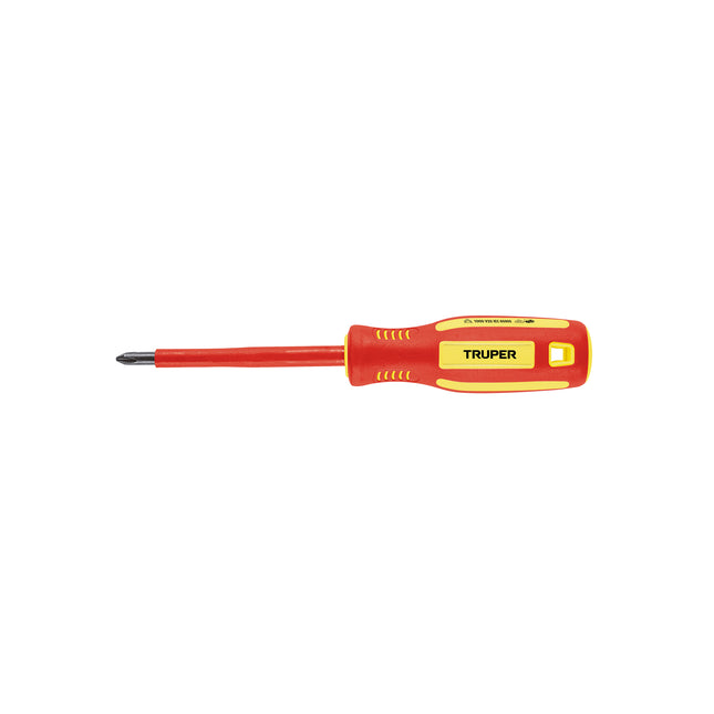 Desarmador dieléctrico de cruz 1/4' x 4', Truper | DP-1/4X4D | 102241