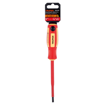 Desarmador dieléctrico plano 7/32' x 5', Truper | DR-7/32X5D | 102242