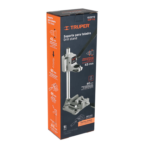 Soporte vertical para taladro 3/8'-1/2', Truper | SOP-T12 | 102272