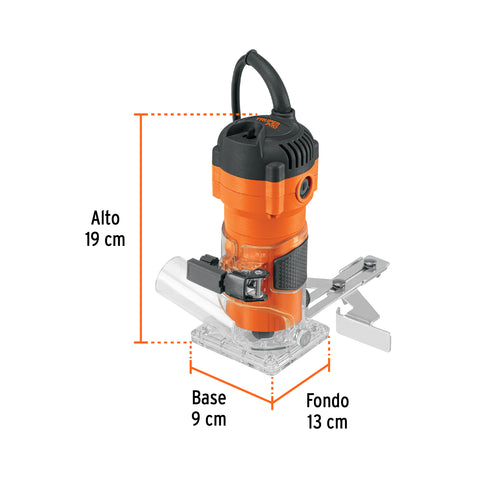 Router compacto 600W, 3/4 HP, TRUPER PRO | ROU-MA | 102379