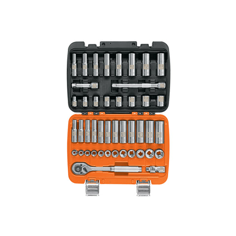 Juego de 45 herramientas cuadro 3/8' std y mm para mecánico | JD-3/8X45MP | 102410