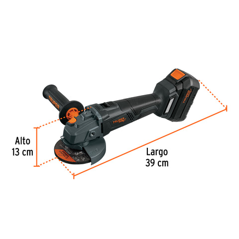Esmeriladora 4-1/2', 20V, 1 batería 4Ah, MAX | MAX-20E | 102449