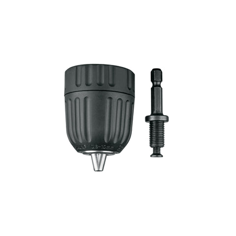 Broquero 3/8' sin llave y adaptador hexagonal 1/4', TRUPER | BRO-3/8CR | 102474