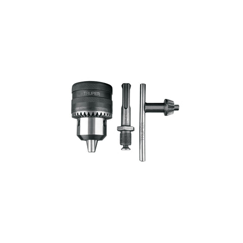 Broquero 1/2' con llave y adaptador SDS Plus, TRUPER | BRO-1/2S | 102475