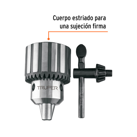 Broquero 5/8' con llave para TAPI-13, 15 y 17,TRUPER | BRO-5/8TP | 102489