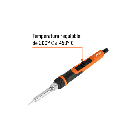 Cautín profesional electrónica de 25W, temperatura regulable | CAU-25ER | 102509