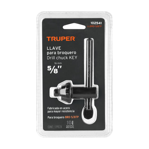 Llave para broquero BRO-5/8TP, TRUPER | LLBRO-5/8TP | 102541