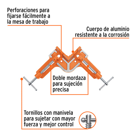 Prensa esquinera profesional 4-1/2', Truper | PESQ-45 | 102544