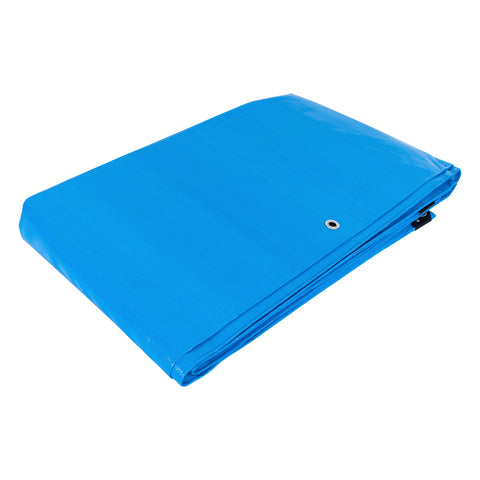 Lona de polietileno reforzada 5 x 7 m, azul, 180g/m2, TRUPER | LT-57Z | 102573