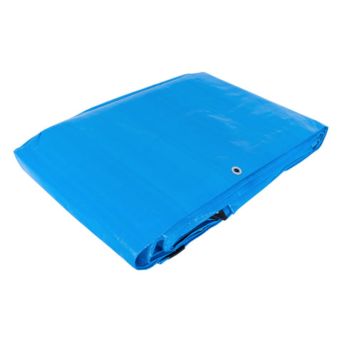 Lona de polietileno reforzada 6 x 9 m, azul, 180g/m2, TRUPER | LT-69Z | 102575