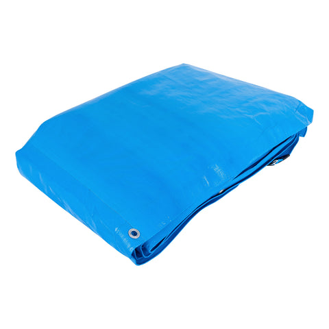 Lona de polietileno reforzada 7x10 m, azul, 180g/m2, TRUPER | LT-710Z | 102576