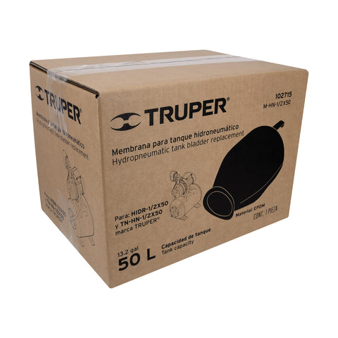 Membrana para hidroneumático HIDR-1/2X50, TRUPER | M-HN-1/2X50 | 102715