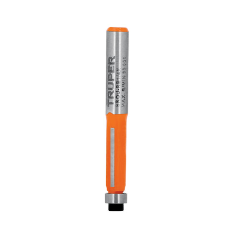 Broca para router, corte recto, 1/4' con balero, Truper | BROU-RB1/4X | 102720